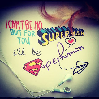 i will be superman girl quote wallpaper