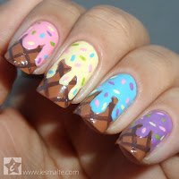 Unhas Decoradas - Sorvete