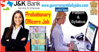 J&K Bank Jobs 2018 Recruitment 2018 - Apply Online 250 Vacancy