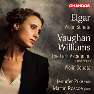 Cover - Elgar & Vaughan Williams - Works for Violin & Piano - Jennifer Pike, Martin Roscoe