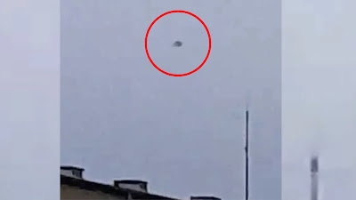 UFO over Poland using cloaking technology.
