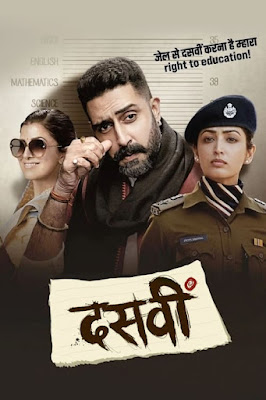 Dasvi (2022) Hindi 720p HEVC HDRip ESub x265 630Mb