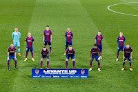 LEVANTE U. D. Temporada 2020-21. Aitor Fernández, Dani Gómez, Óscar Duarte, Rubén Vezo, Radoja y Carlos Clerc. José Luis Morales, Roger Martí, Jorge De Frutos, Malsa y Miramón. LEVANTE U. D. 2 REAL VALLADOLID C. F. 2. 22/01/2021. Campeonato de Liga de 1ª División, jornada 20. Valencia, estadio Ciutat de Valencia. GOLES: 1-0: 62’, Dani Gómez. 1-1: 73’, Rubén Alcaraz. 1-2: 77’, Óscar Plano. 2-2: 83’, Roger.