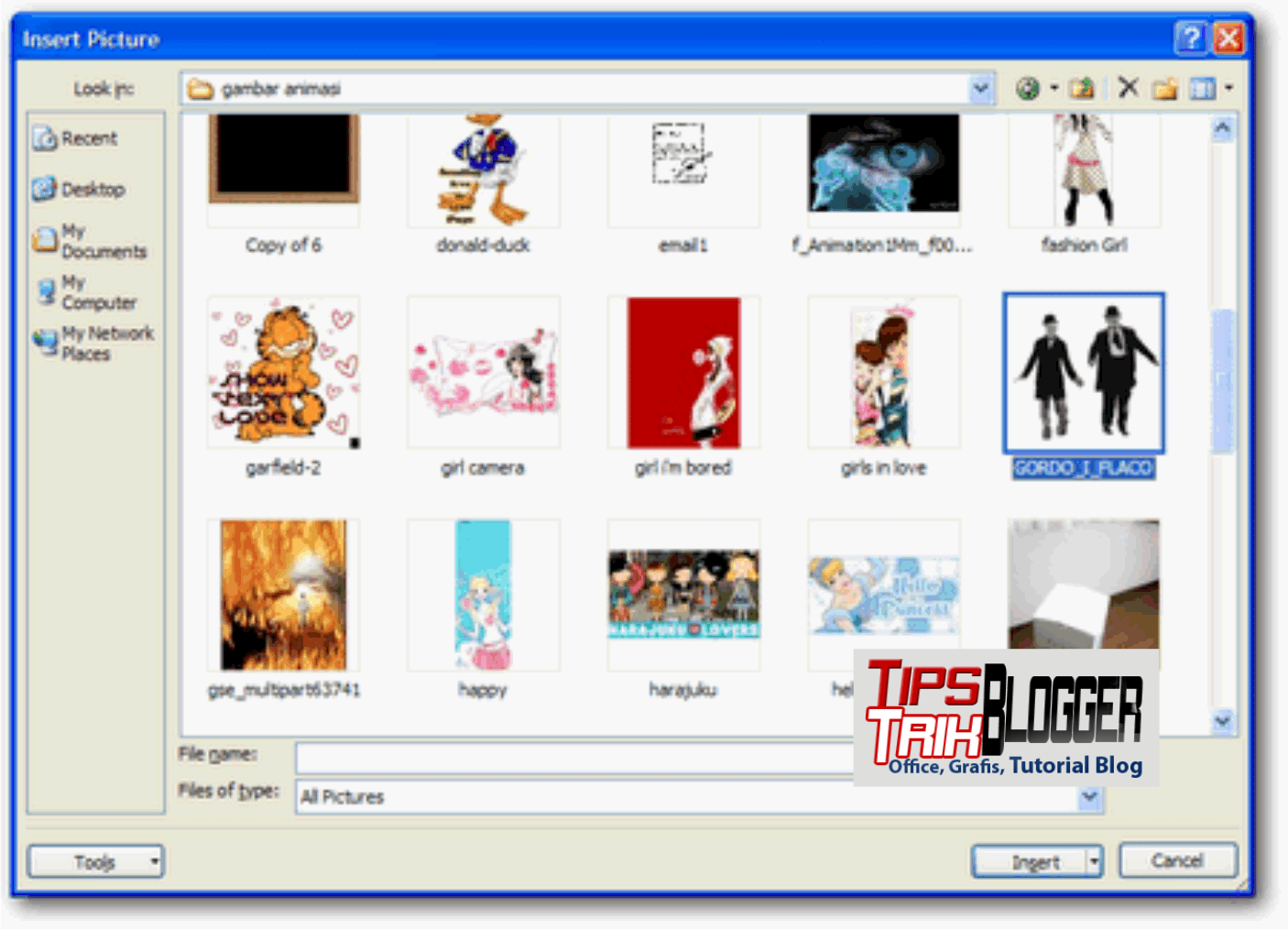  Cara  Menambahkan Gambar  di  Ms Power  Point  2007