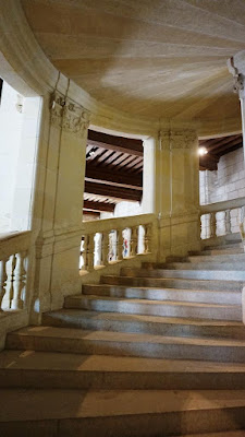Escalera. Castillo de Chambord