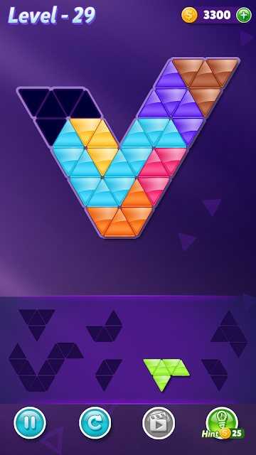 Block! Triangle Puzzle Advanced Level 29 Solution, Cheats, Walkthrough for Android, iPhone, iPad and iPod