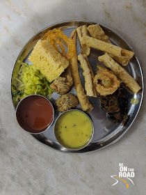 Traditional Gujarati Breakfast at 120 year old Chandravilas Restaurant on Gandhi road near Manek Chowk, Ahmedabad