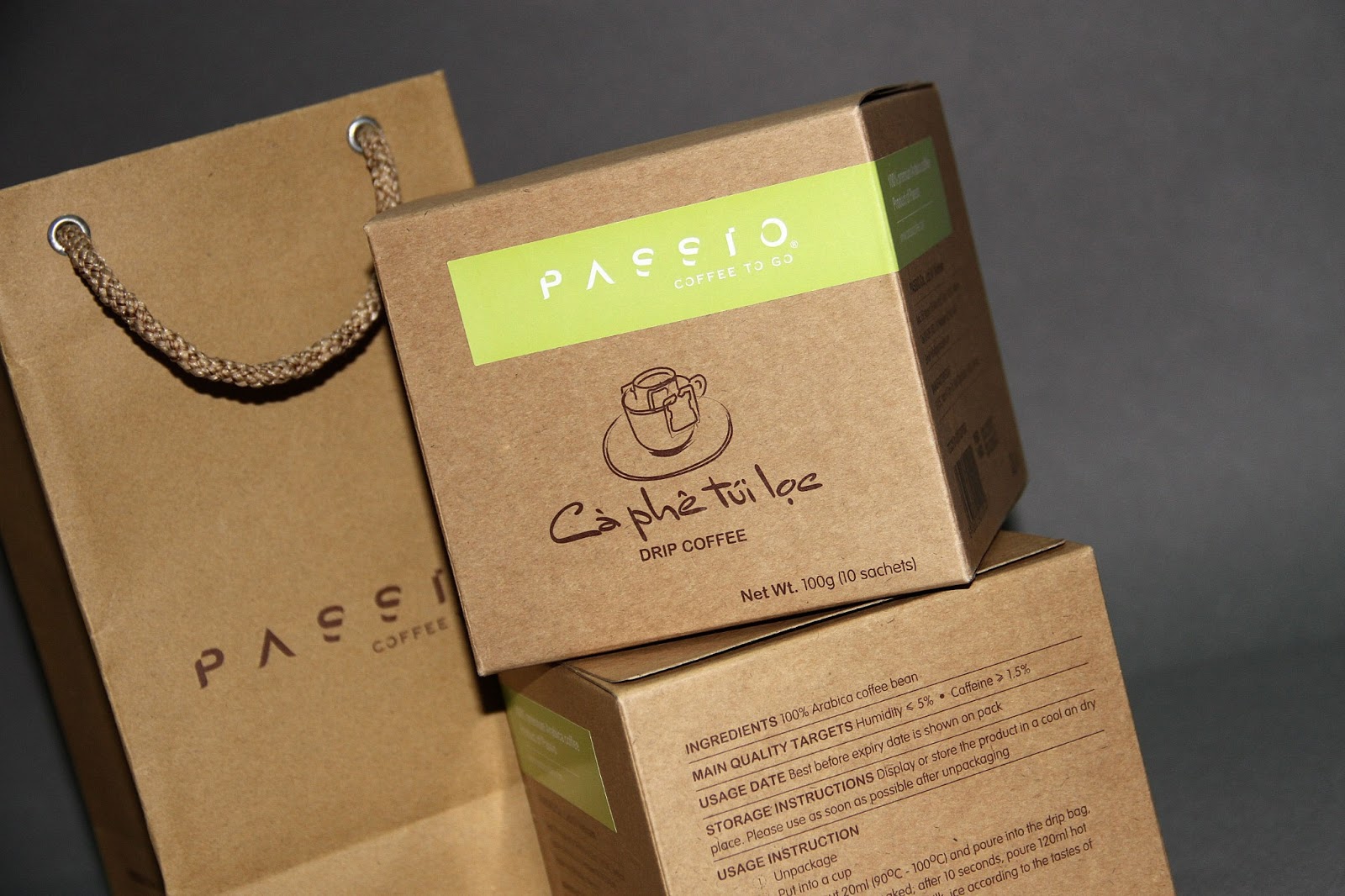 Download Passio - Drip Coffee on Packaging of the World - Creative ...