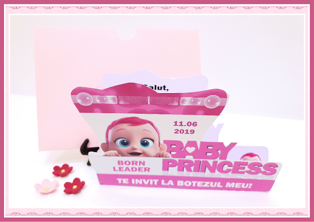 invitatii botez Baby Princess