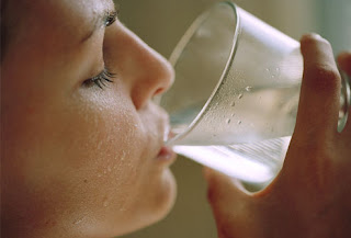 Woman Addicted To Drinking Water