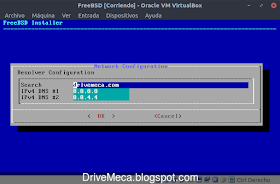 Agregamos dominio internet y DNS