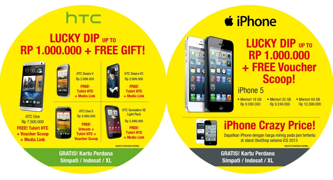 OkeShop Promo di Indonesia Cellular Show 2013