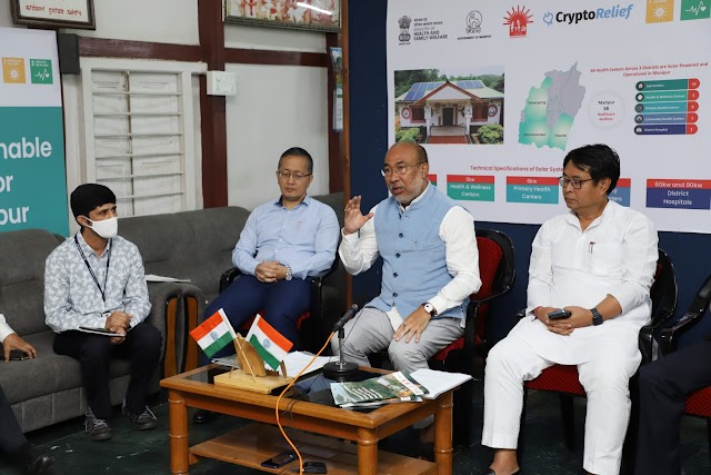 Manipur CM inaugurated Sustainable Solar Energy solutions