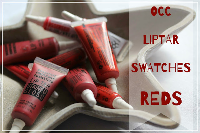 OCC Liptar Swatches Reds