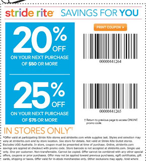 Stride Rite Printable Coupons November 2014