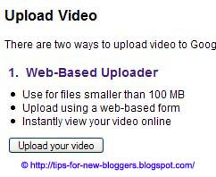 Add Video Clip to Blog