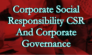 Corporate Social Responsibility CSR Corporate Governance