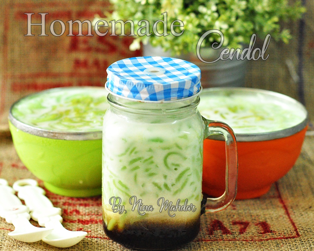 Nina Mahdar: RESEPI HOMEMADE CENDOL