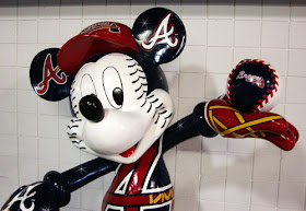 Mickey Mouse is a Braves Fan!