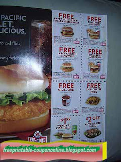 Free Printable Wendys Coupons