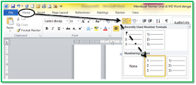 Trik Cepat Membuat Nomor Urut di MS Word
