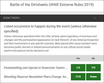 Dirtsheet Betting - Extreme Rules 2019