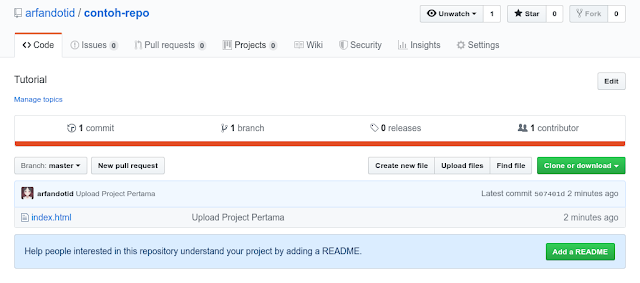 Panduan Lengkap Cara Upload Project ke Github