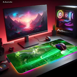 Large Computer Gaming RGB Backlight Mouse Mat