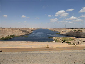 panorama dalla grande diga di assuan