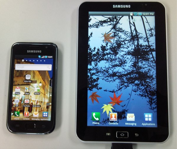Samsung Galaxy 2.2 tab with