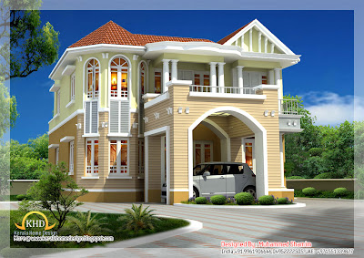 Beautidul House Elevation - 241 Sq M (2590 Sq. Ft) - December 2011