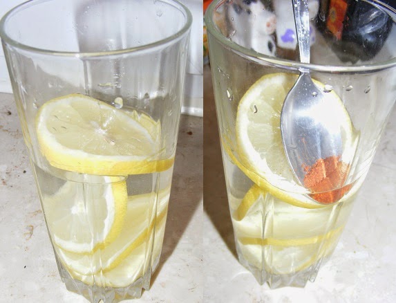 Woda z cytryną i pieprzem cayenne proporcje