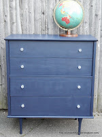 antique glass knob and dresser