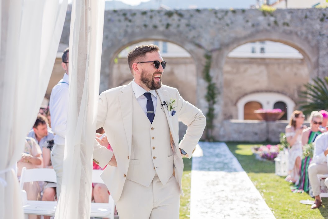Groom waiting for Bride