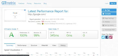 Gtmetrix speed checker