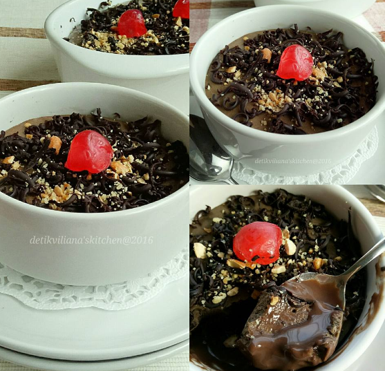 Resep dan Cara Membuat Puding  Coklat  Mengapung BLOG RESEP