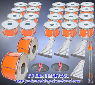 jual 1 set alat drum band TK standar 30 alat harga murah