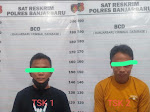 Dua Tersangka Pencuri HP Berhasil Diringkus Polres Banjarbaru