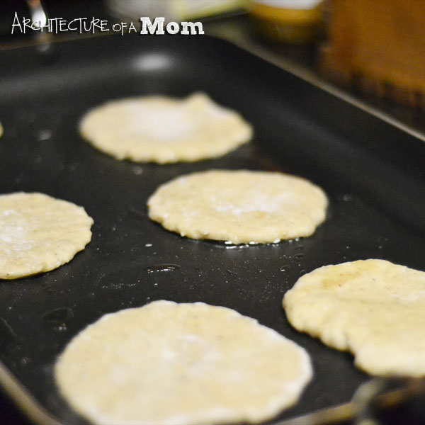 Dough on Griddle