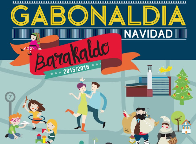 Cartel del programa de Navidad