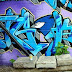 Blue Arrow 3D Graffiti Alphabet