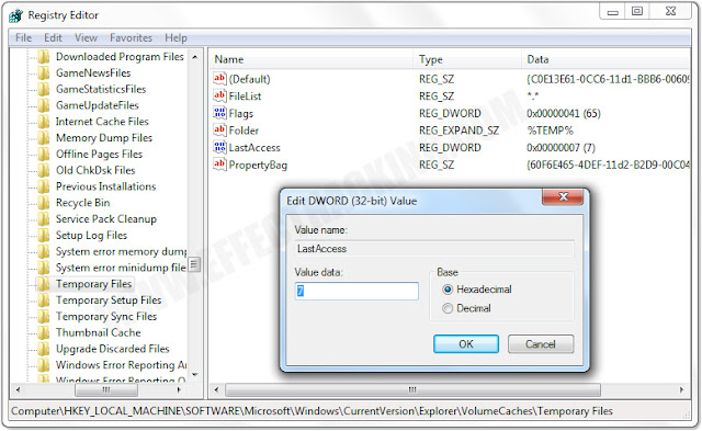 Temporary Files Key
