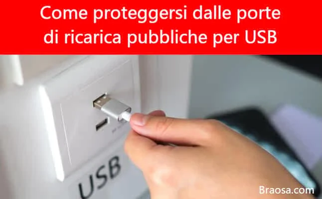 Come proteggersi dalle porte di ricarica USB pubbliche