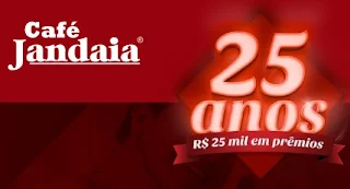 Cadastrar Promoção Café Jandaia 25 Anos - Vale Compras Mil Reais