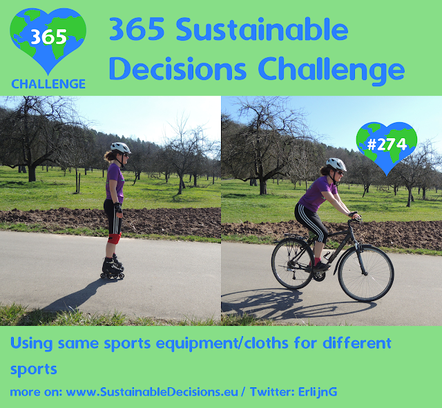 #274 - Using same sports equipment/cloths for different sports minimalism reducing waste saving money sustainability sustainable living climate action