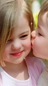 Top latest hd Baby Boy to Girl frist kiss images photos pic wallpaper free download 1