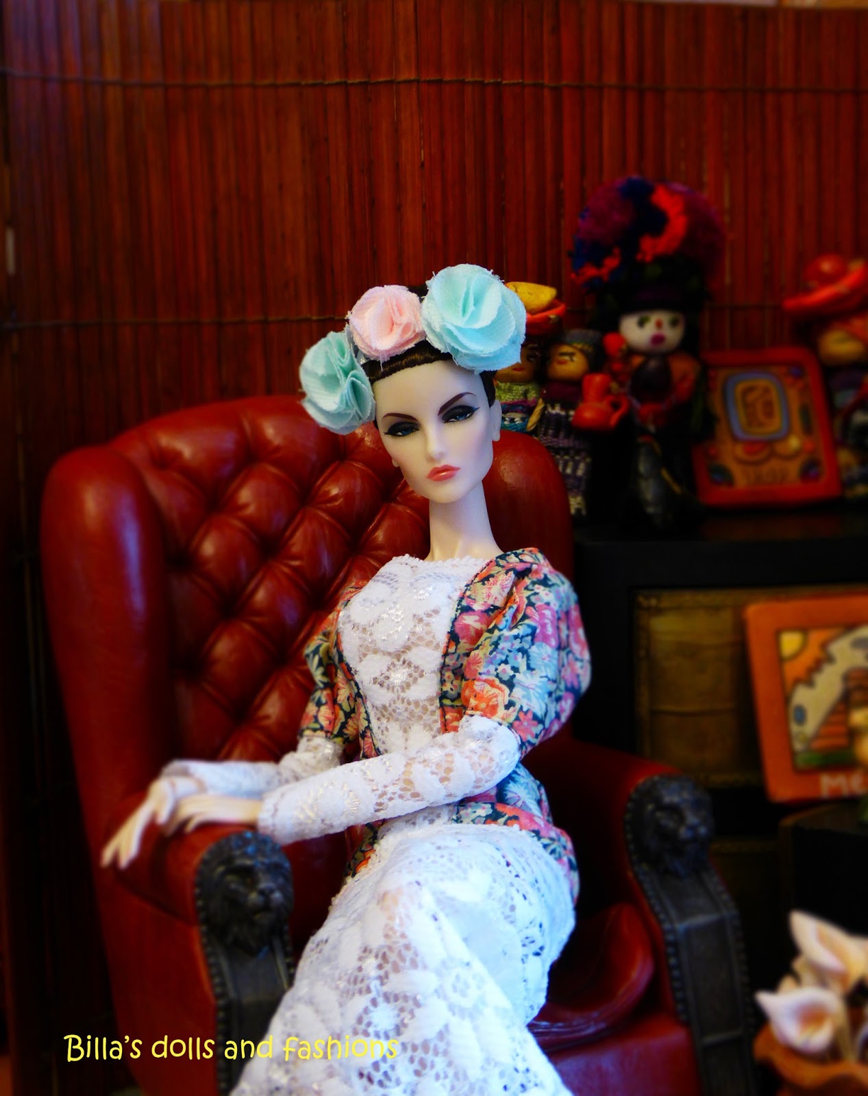 billa s dolls and fashions Homage to style Frida Kahlo