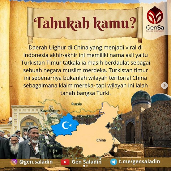 Asal Usul Nama "Turkistan Timur" (Doğu Turkistan)