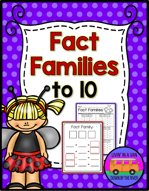 FACT FAMILIES, ADDITION TO 10, SUBTRACTION TO TEN