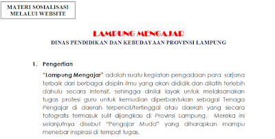Info lowongan kerja terbaru kali ini berasal dari Pulau Sumatera tepatnya dari Lampung Lowongan Kerja Lampung Mengajar Dinas Pendidikan dan Kebudayaan Provinsi Lampung Tahun 2017